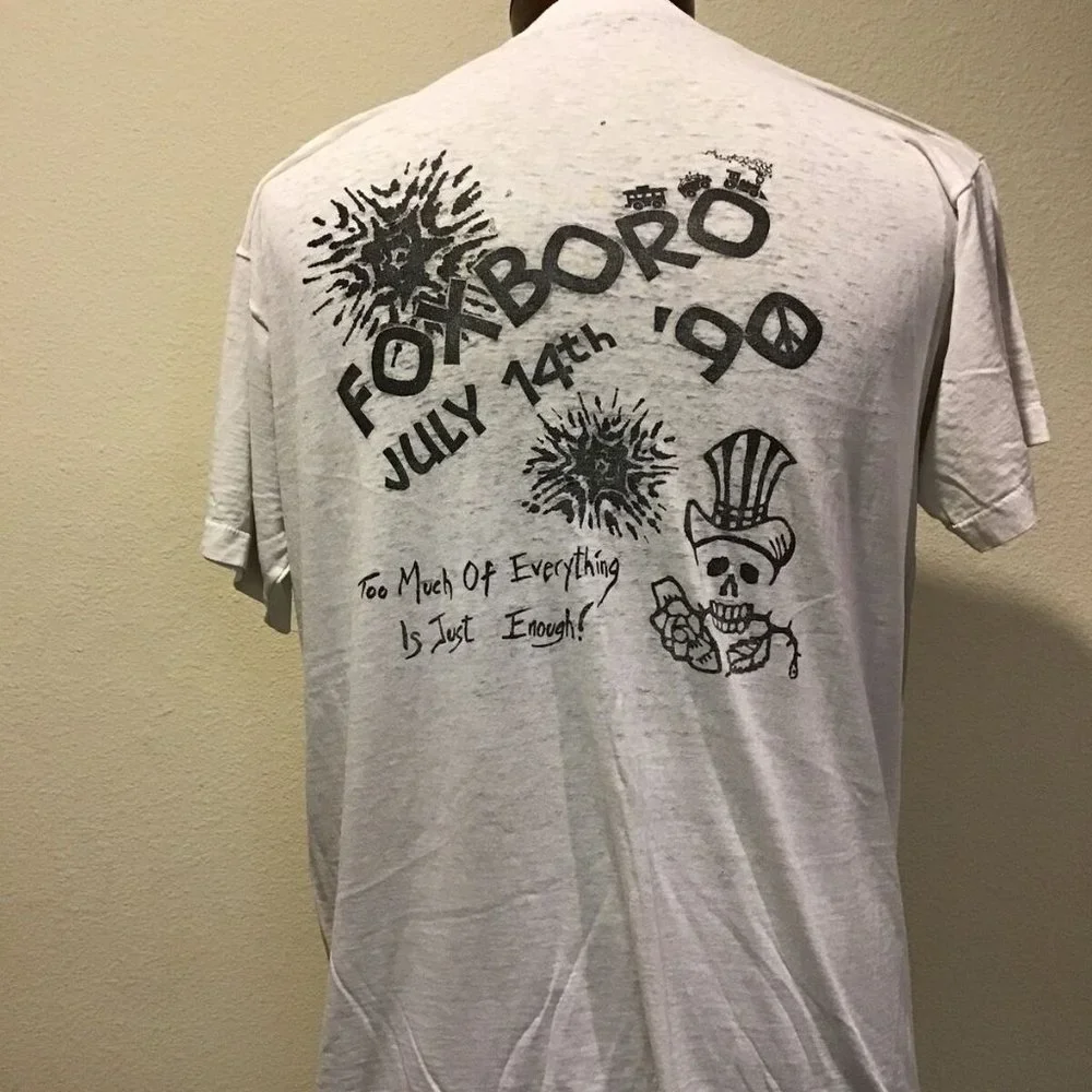 VTG 1990 Grateful Dead FOXBORO Shirt XL - Picture 5 of 10